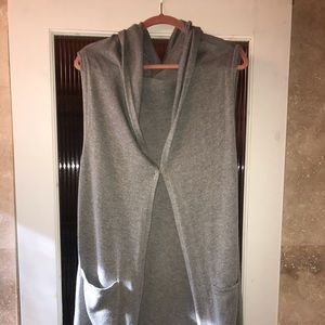 Cabi Limited Addition Hoodie Vest, Size Medium